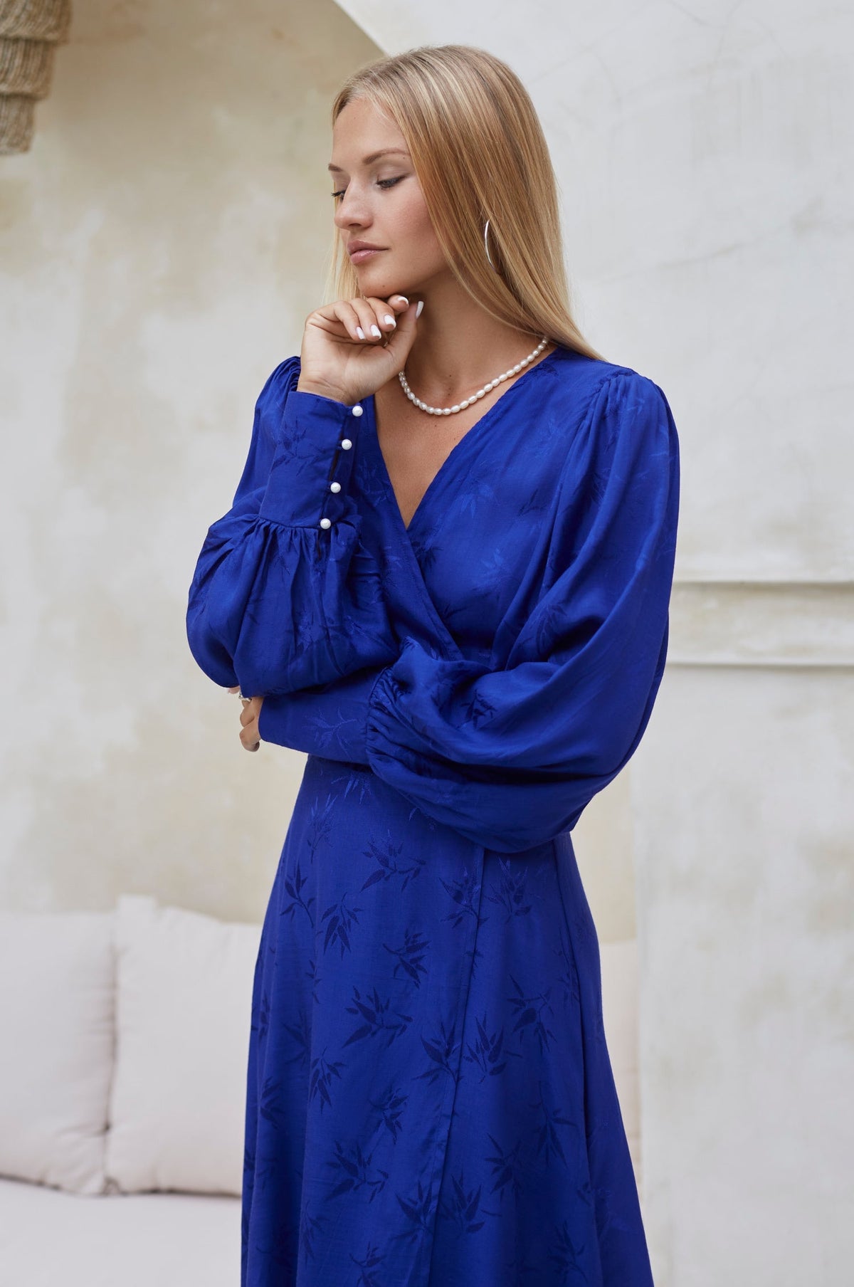 Isabella Long Sleeve Wrap Dress (Sale)