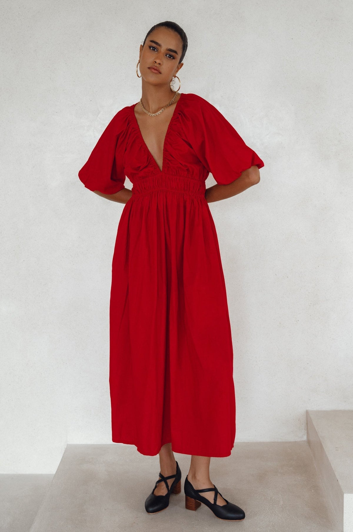 Kezas Cotton Maxi Dress