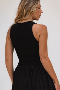 Lucciola Smocked Cotton Midi Dress