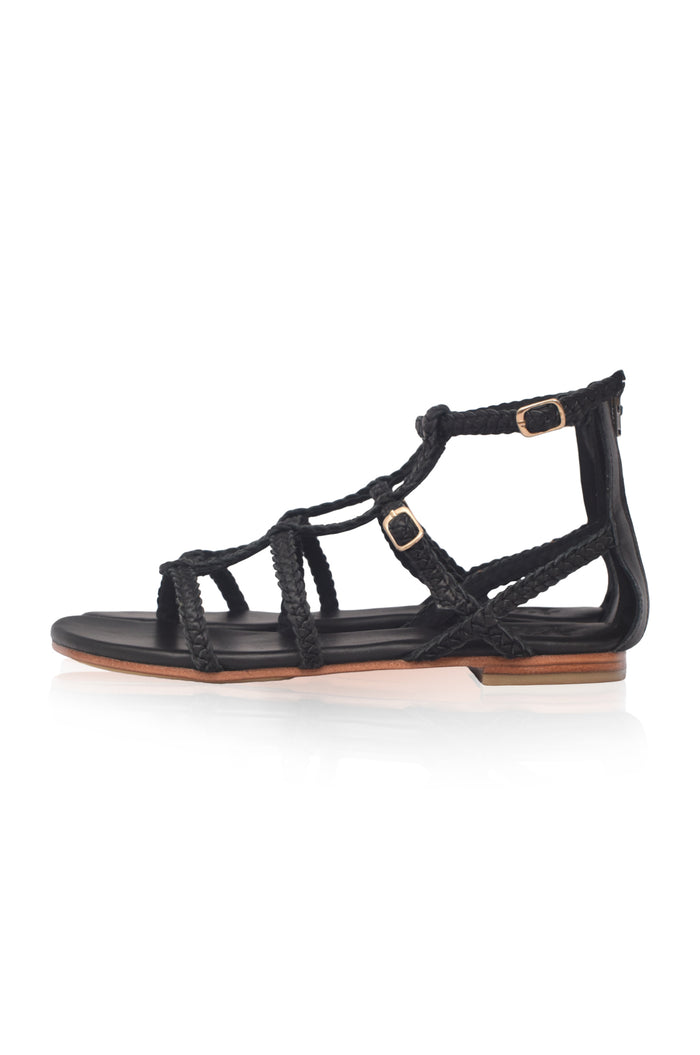 Gladiator leather sandals, pair — handmade by Bali ELF