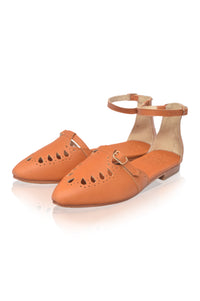 Lycette Pointed Toe Leather Flats