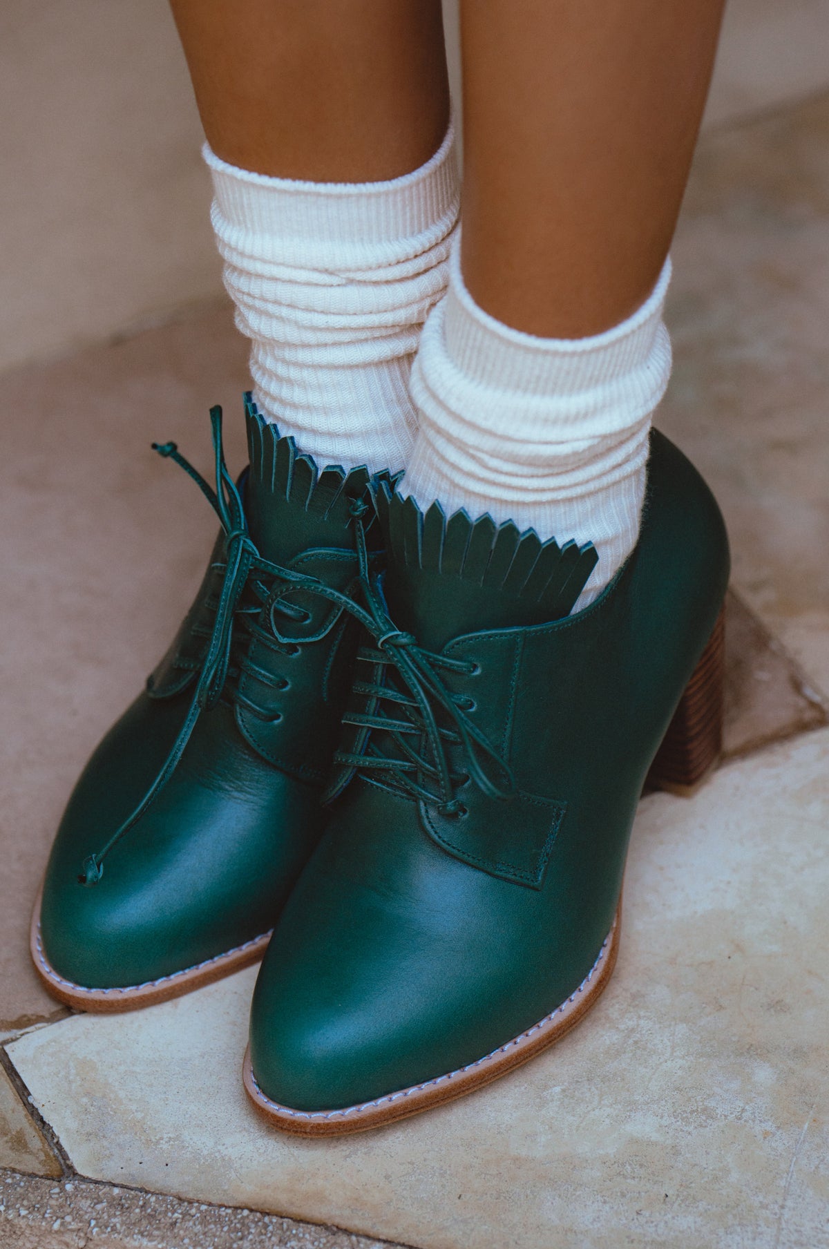 Lyon Lace-up Leather Oxfords