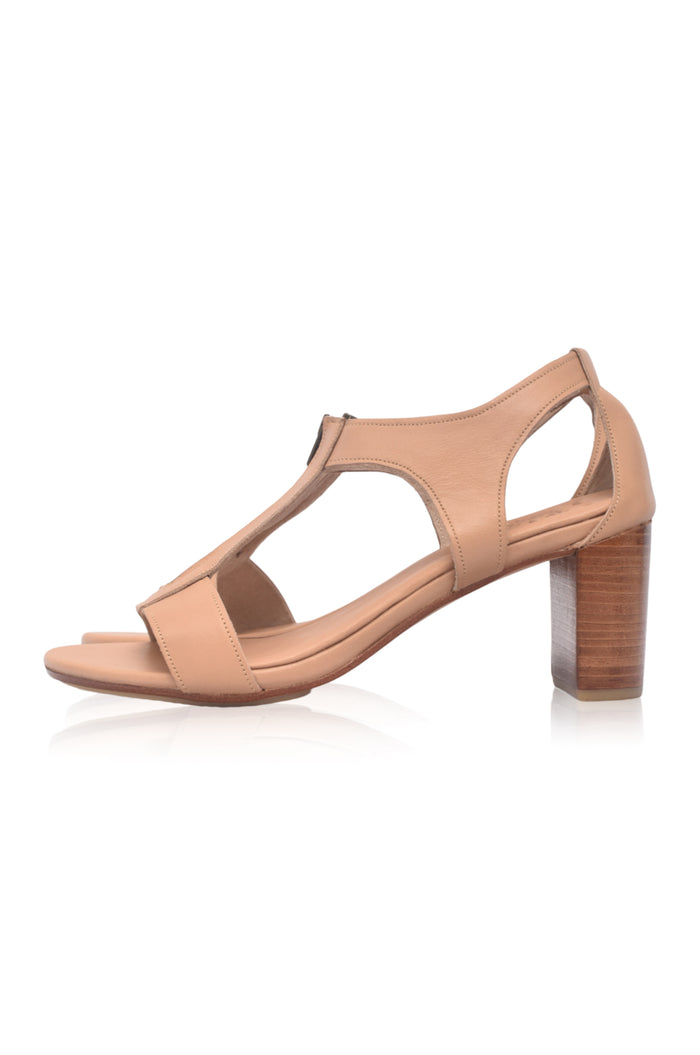 Makoa Block Heel 7 cm Leather Sandals (Sz. 10.5)