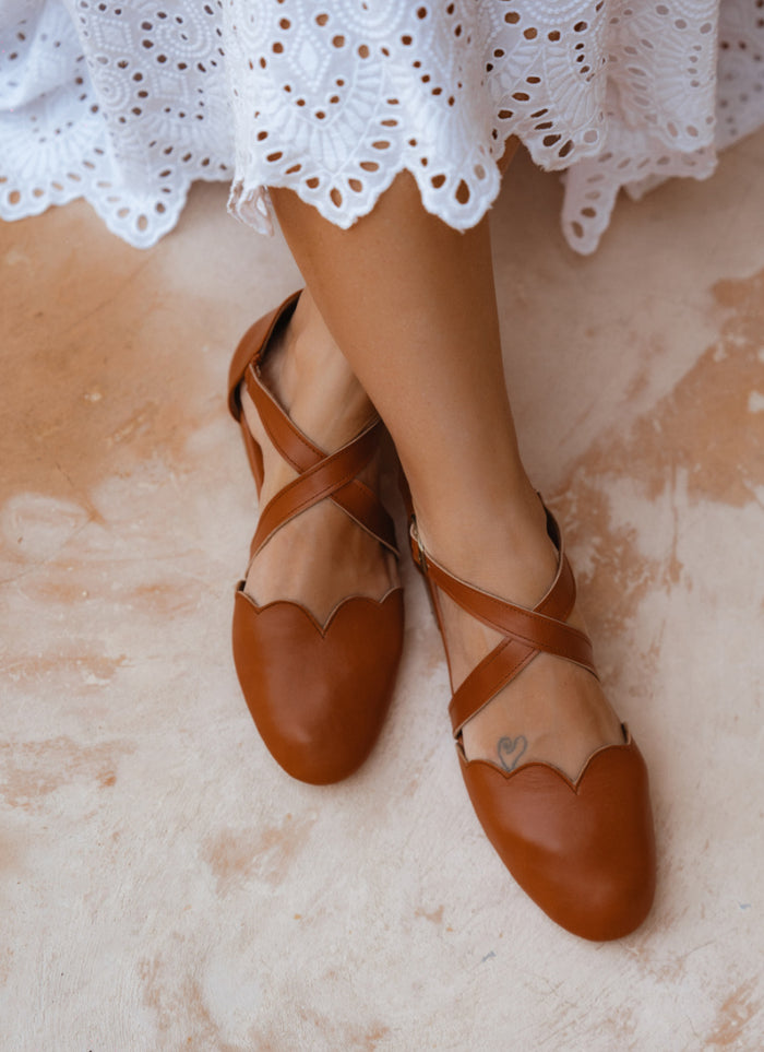 Mangrove Leather Flats (Sz. 7.5, 8 & 10)