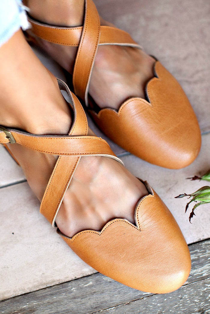Mangrove Leather Flats (Sz. 5, 7 & 8.5)