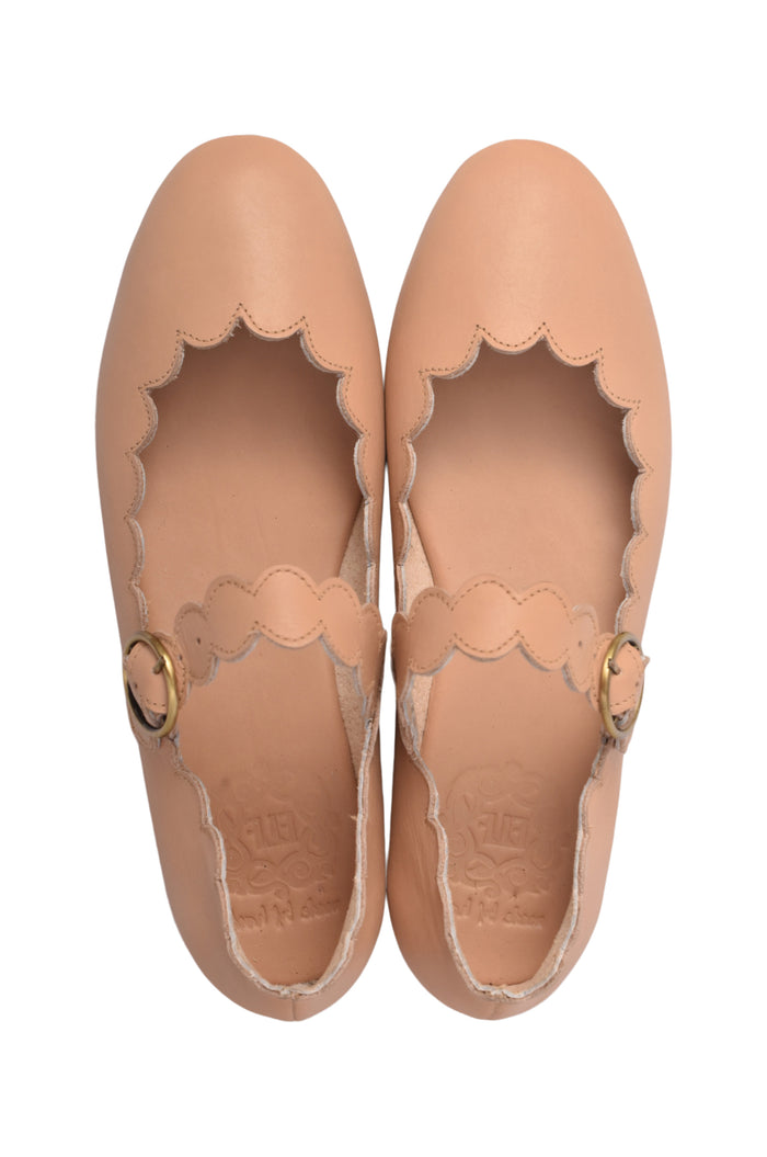Mia Rosa Leather Ballet Flats (Sz. 8 & 8.5)