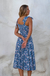 Mia Vita Button Down Dress With Ties