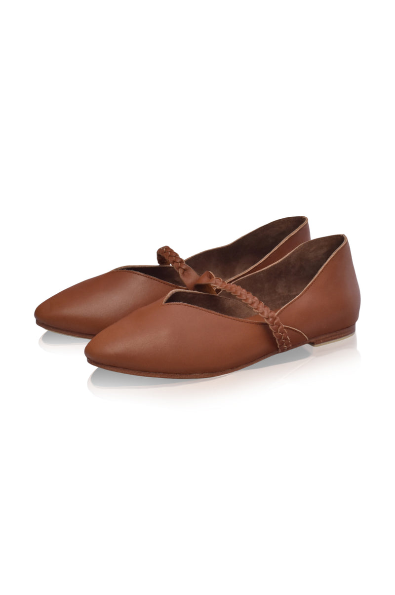 New Love Leather Ballet Flats (Sz. 6, 7 & 7.5)