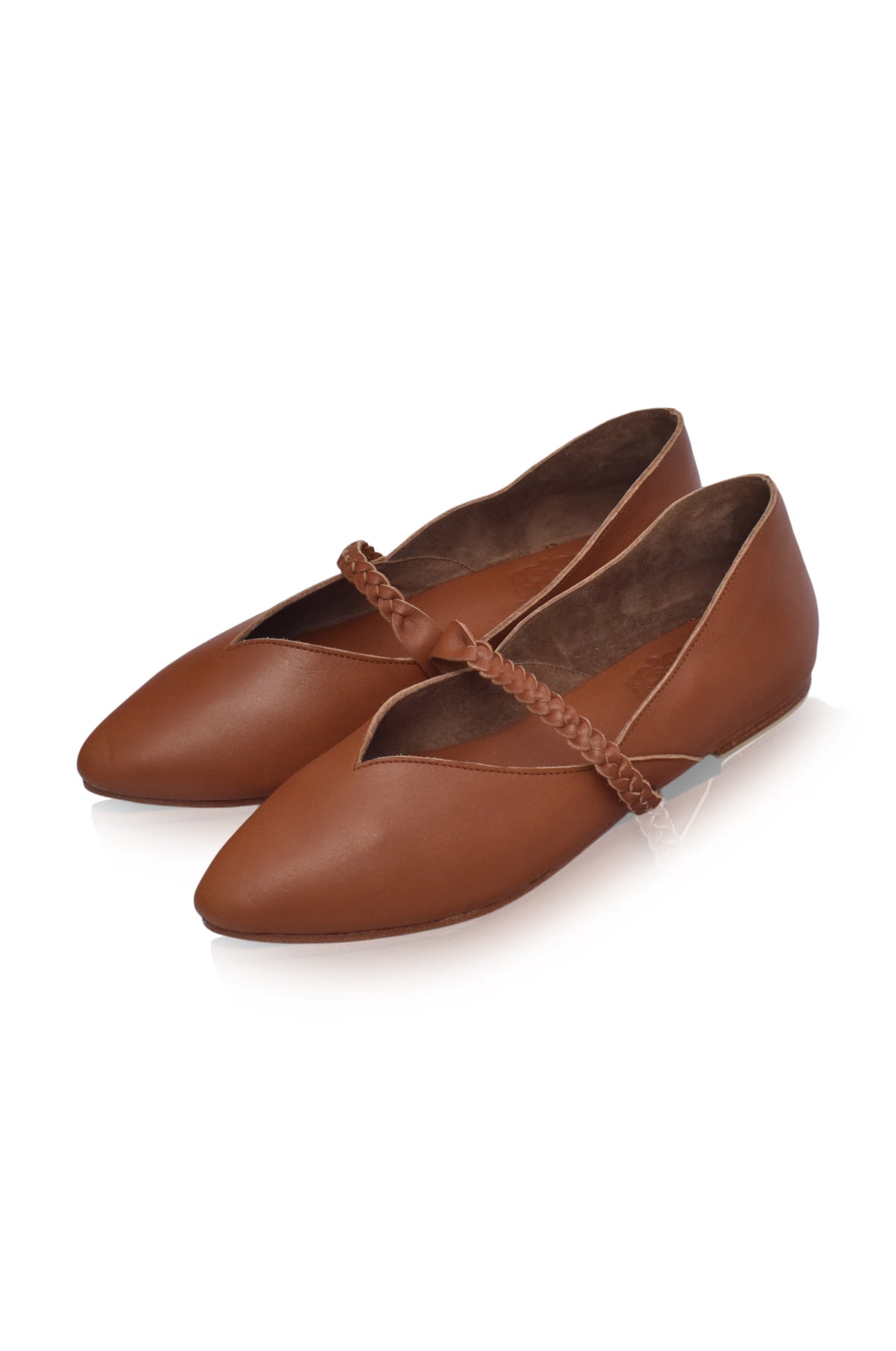 New Love Leather Ballet Flats (Sz. 7.5 & 8)