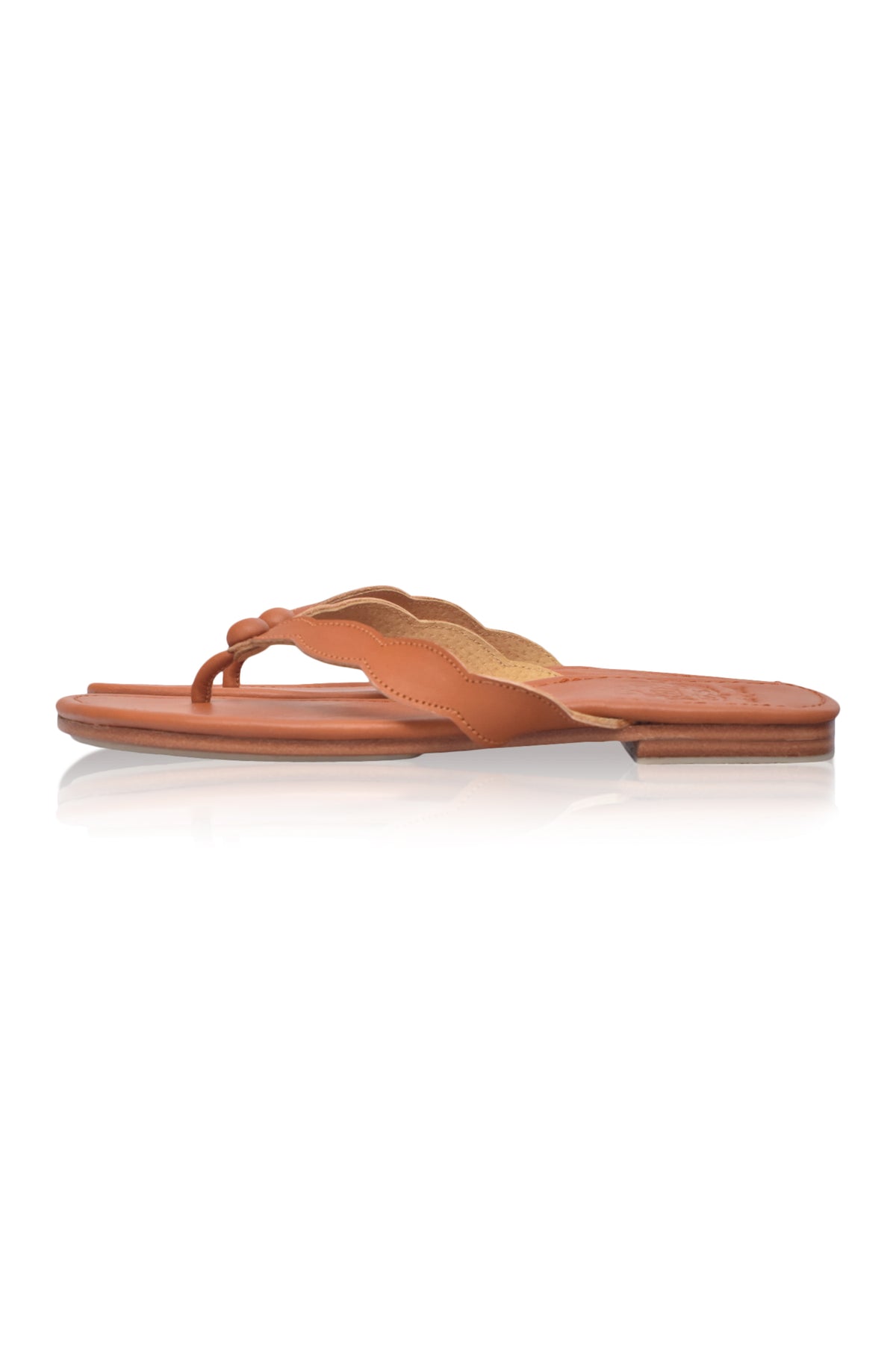 Nuvola Thong Leather Slides