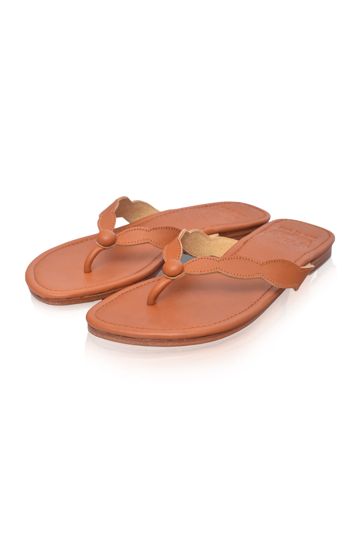 Nuvola Thong Leather Slides