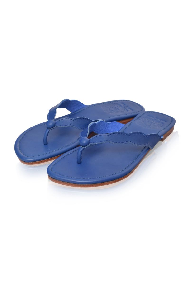 Nuvola Thong Leather Slides