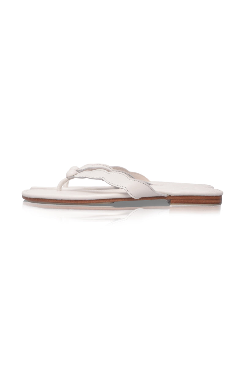 Nuvola Thong Leather Slides