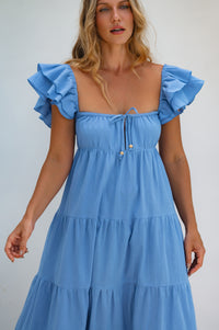 Nymph Bohemian Linen Maxi Dress