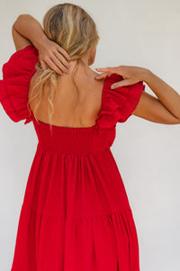 Nymph Bohemian Linen Maxi Dress