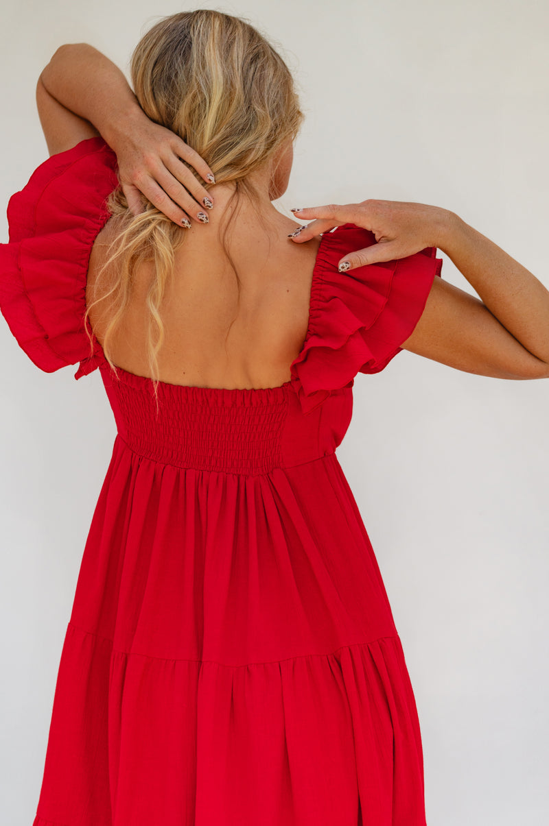 Nymph Bohemian Linen Maxi Dress