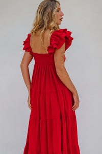 Nymph Bohemian Linen Maxi Dress