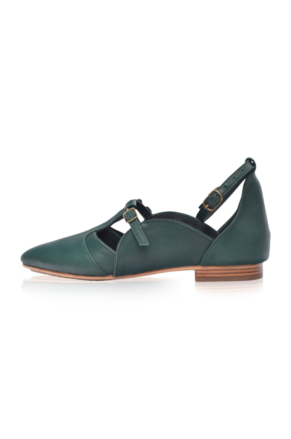 On The Go Leather Ballet Flats (Sz. 6.5, 8.5, 10.5 & 11)