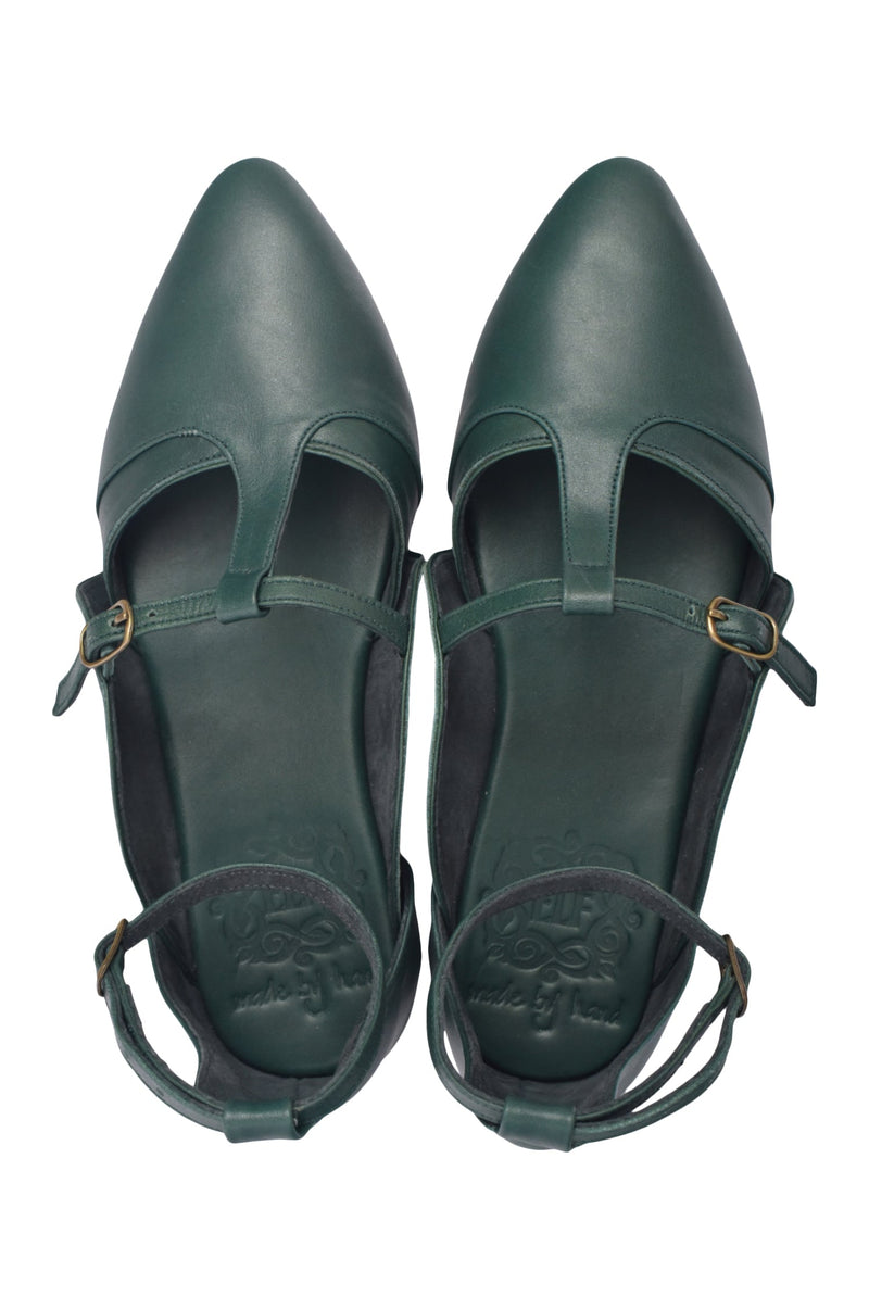On The Go Leather Ballet Flats (Sz. 6.5, 8.5, 10.5 & 11)