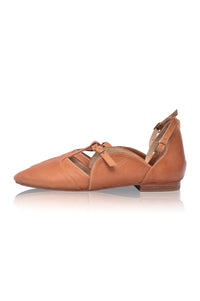 On The Go Leather Ballet Flats (Sz. 6.5, 8.5, 10.5 & 11)