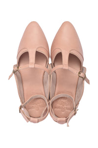 On The Go Leather Ballet Flats (Sz. 6.5)