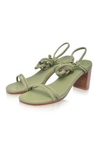 Ophelia Block Heel Wrap Sandals (Sz. 5, 6, 6.5 & 10)