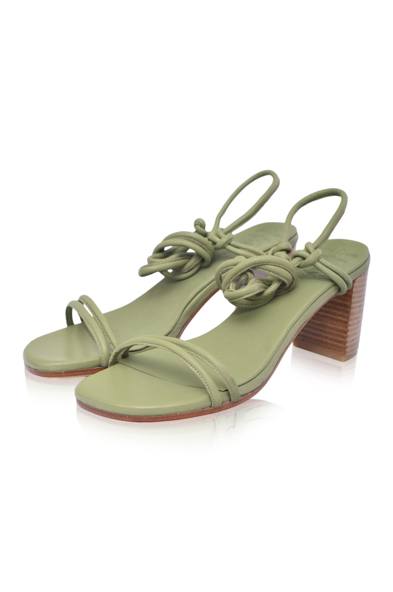 Ophelia Block Heel Wrap Sandals (Sz. 5, 6, 6.5 & 10)