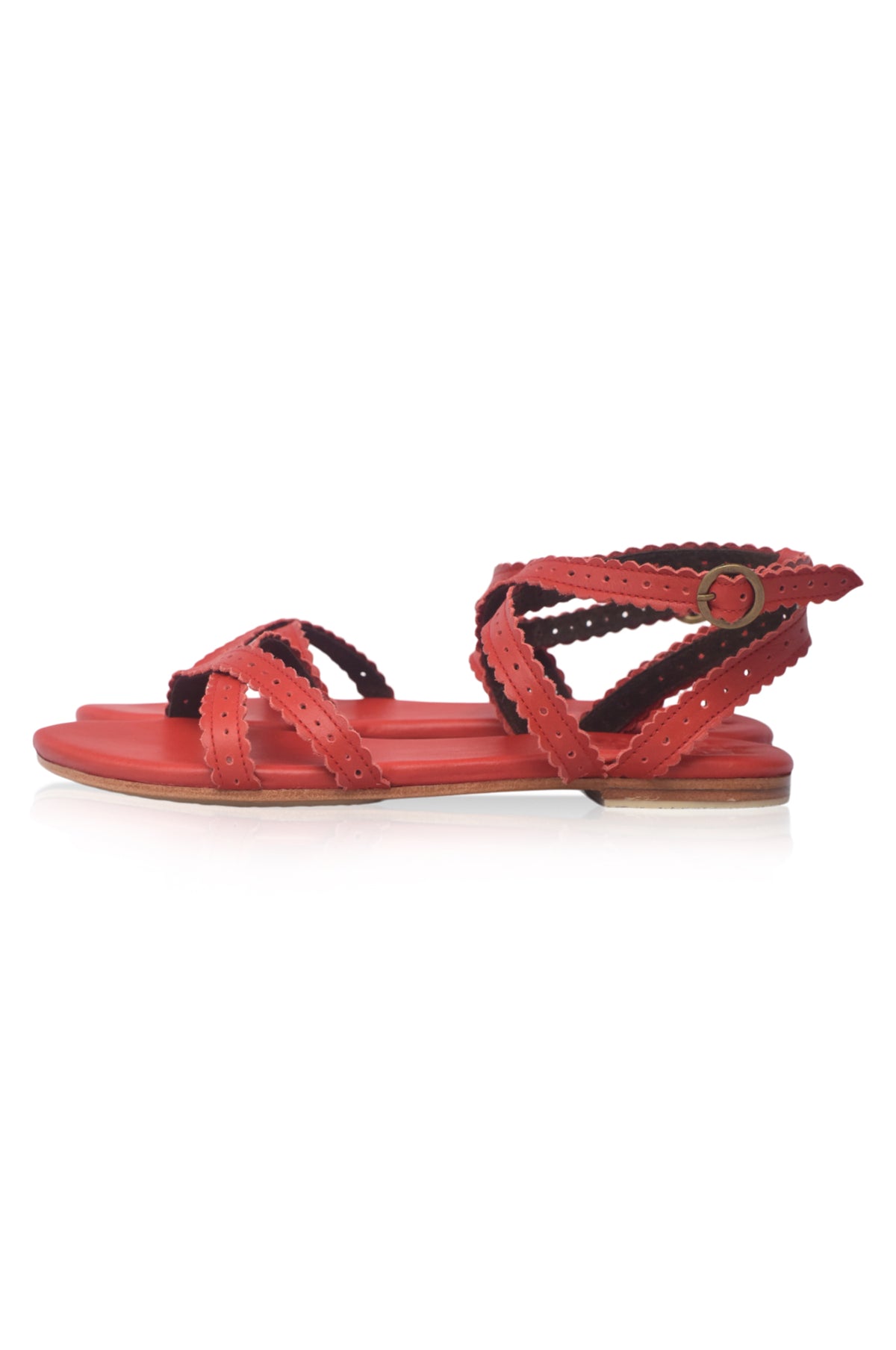 Playa Strappy Leather Sandals