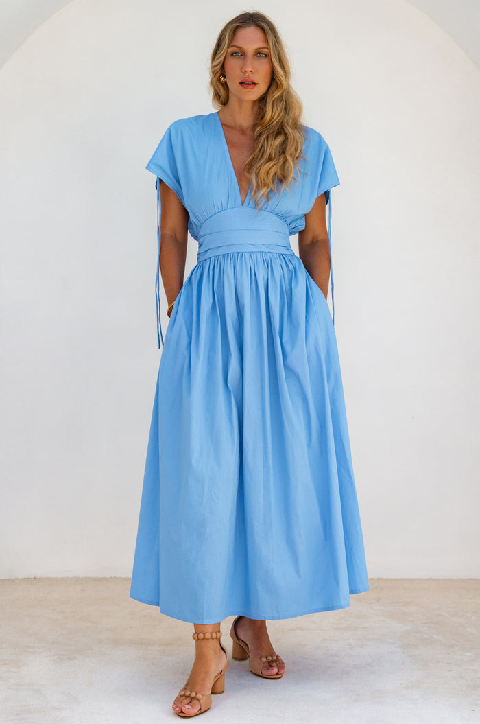 Rafina Goddess Cotton Maxi Dress