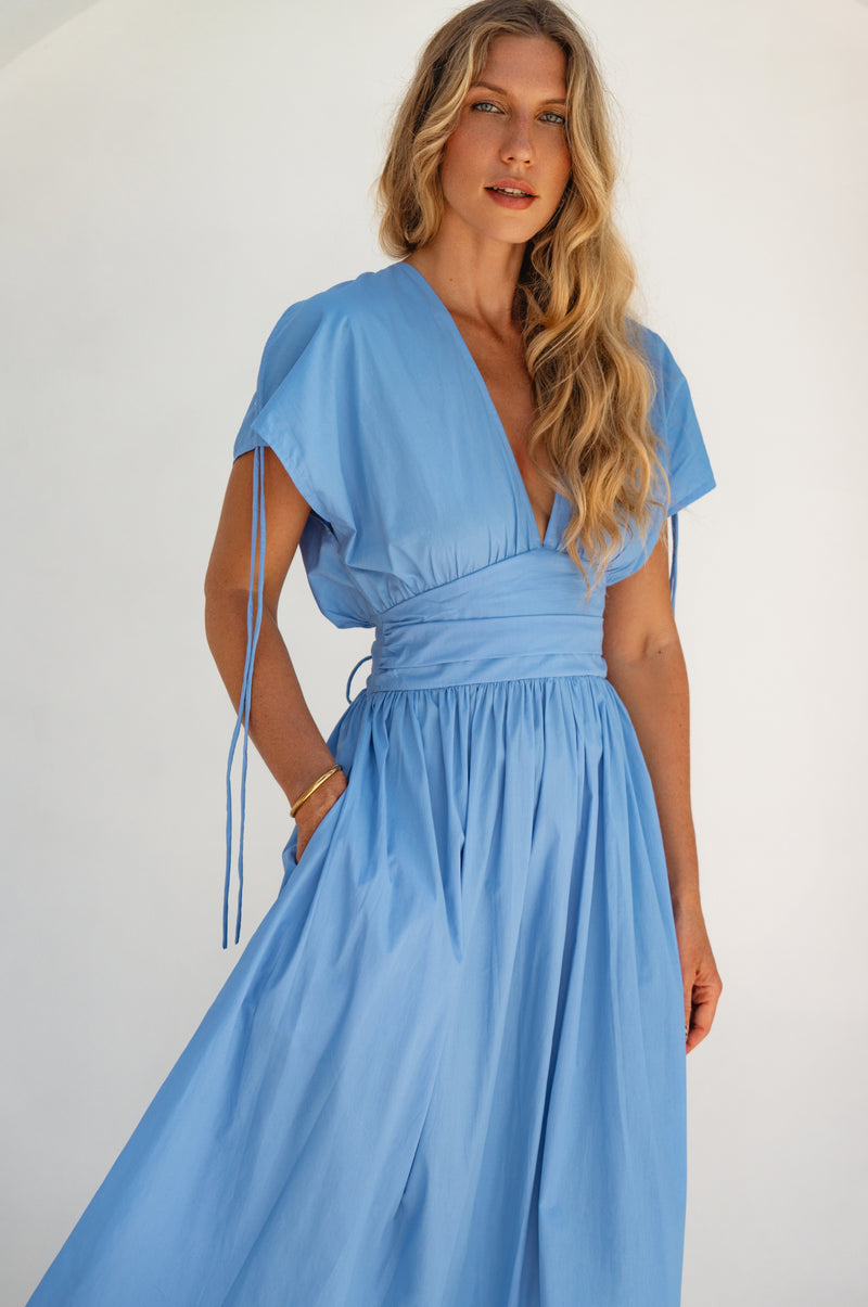 Rafina Goddess Cotton Maxi Dress