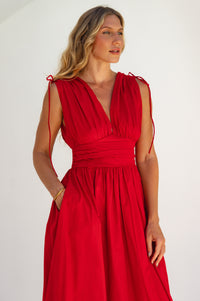 Rafina Goddess Cotton Maxi Dress