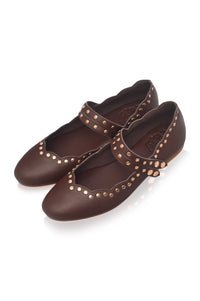 Remy Studded Leather Ballet Flats