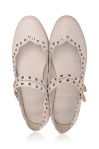Remy Studded Leather Ballet Flats
