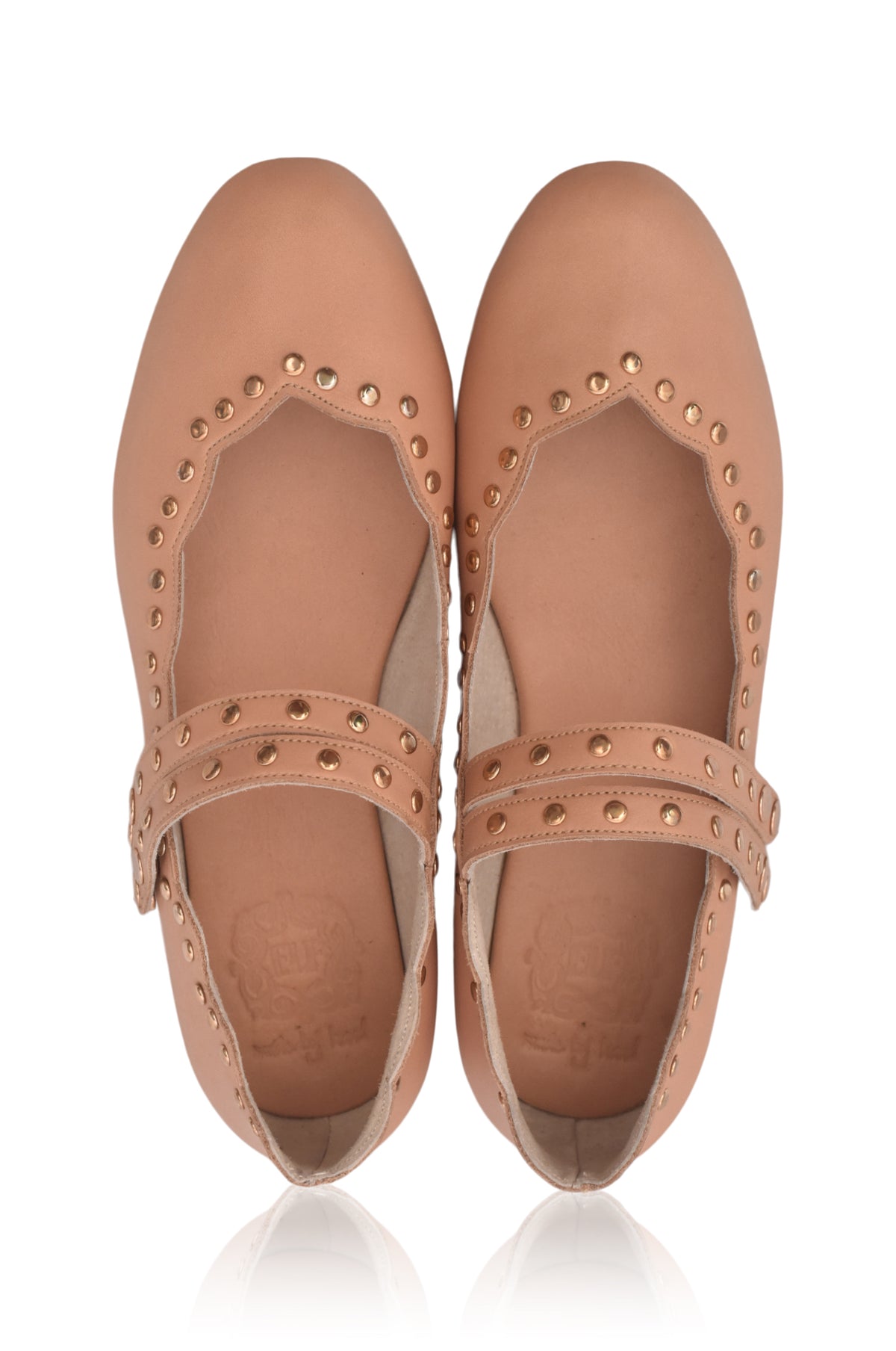 Remy Studded Leather Ballet Flats