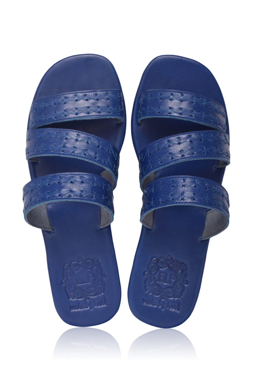 Sail Slide Leather Sandals (Sz. 9)