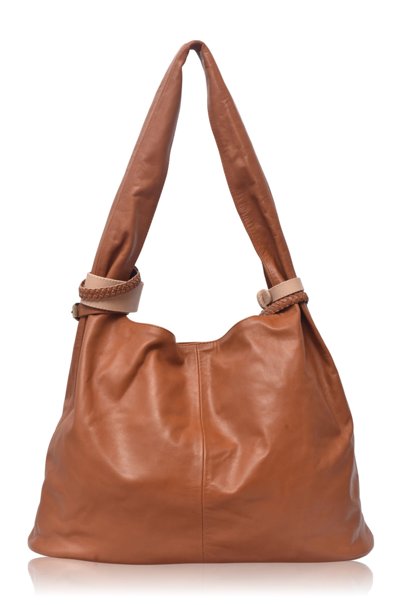 Serendipity Slouchy Leather Tote Bag