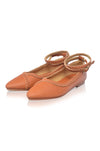 Soiree Pointy Toe Leather Ballet Flats