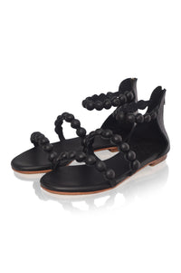 Leather sandals, open-toe design — handmade by Bali ELF