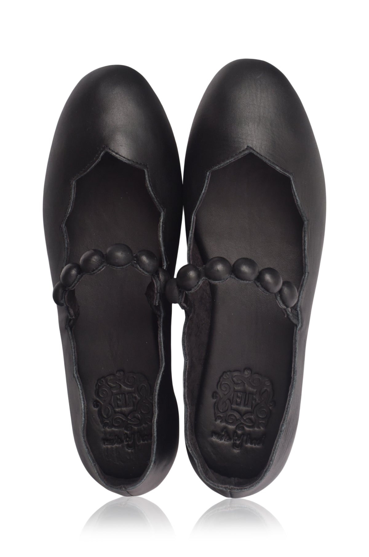 Solea Scalloped Mary Jane Flats