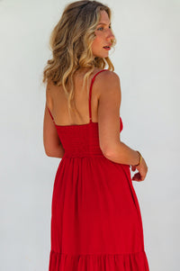 Sun Island Strappy Midi Dress