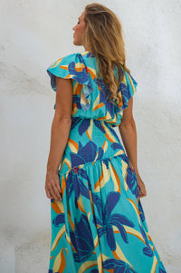 Sunshine Bohemian Midi Dress