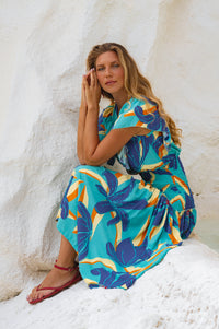 Sunshine Bohemian Midi Dress