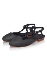 Tresser Slingback Leather Flats