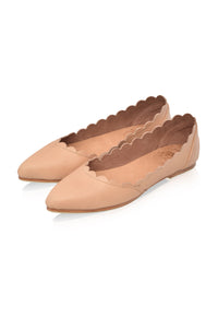 Valentina Leather Ballet Flats (Sz. 8.5, 9 & 9.5)