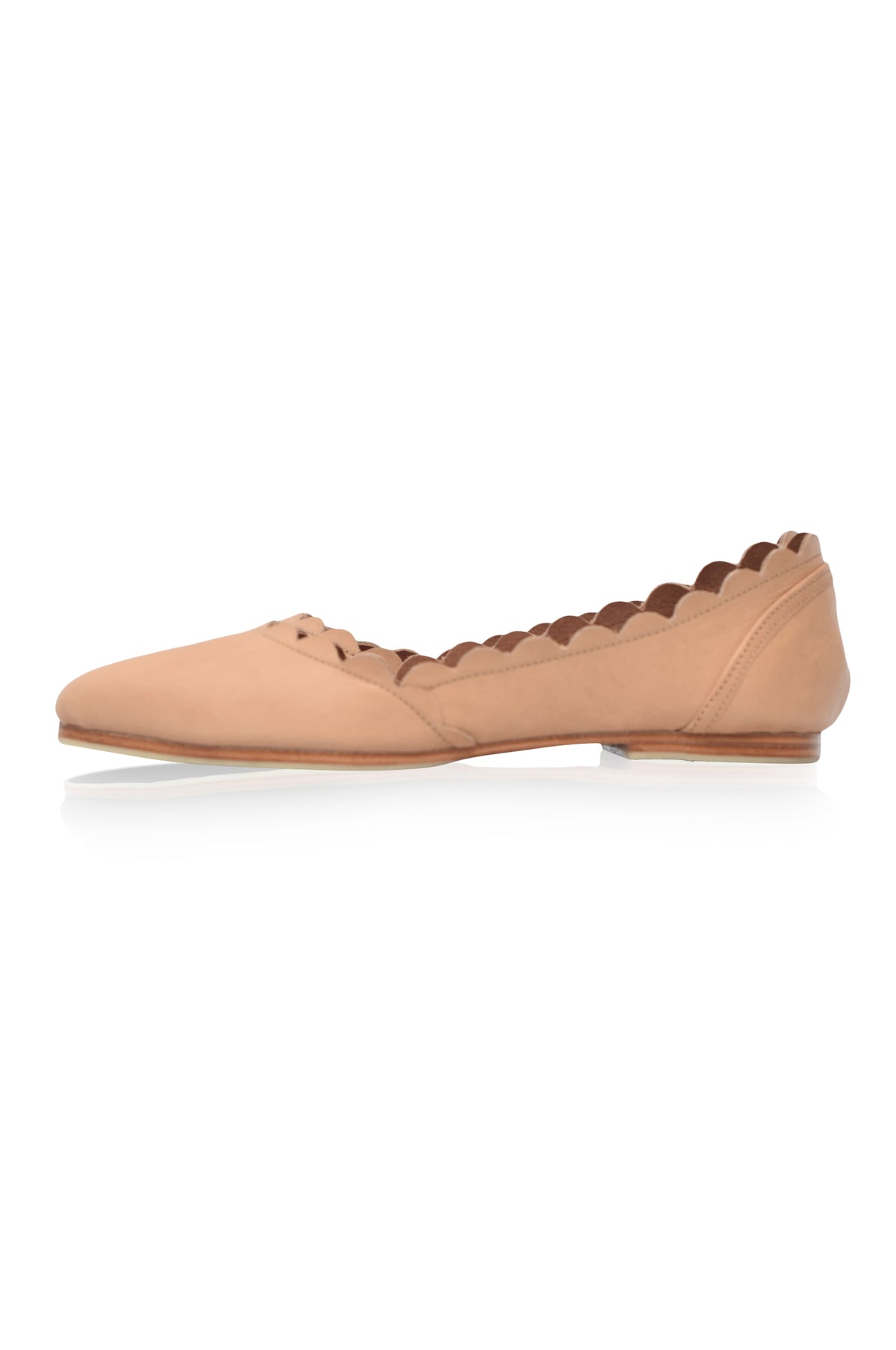 Valentina Leather Ballet Flats (Sz. 8.5, 9 & 9.5)