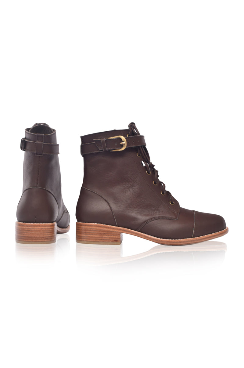 Valley Dream Lace Up Leather Boots