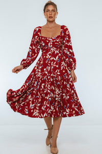 Verona Long Sleeve Midi Dress