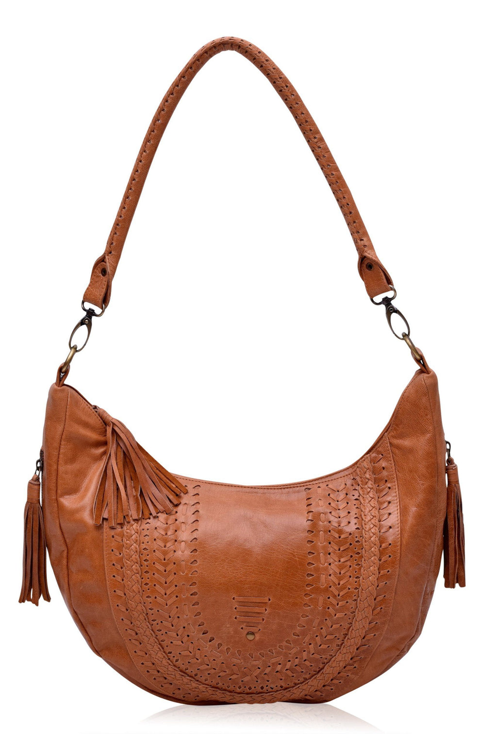 Handmade geniune leather bags totes purses crossbody bags on