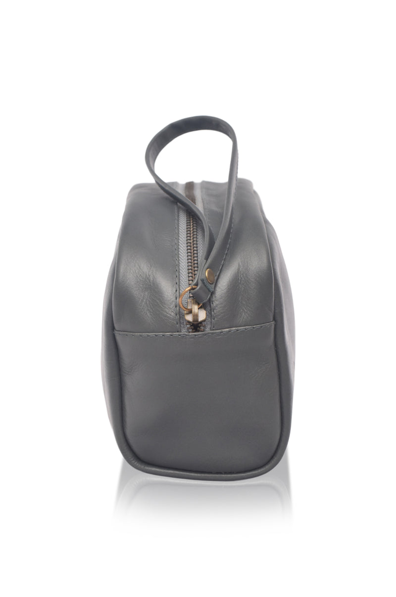 Wander Personalized Leather Cosmetic Bag