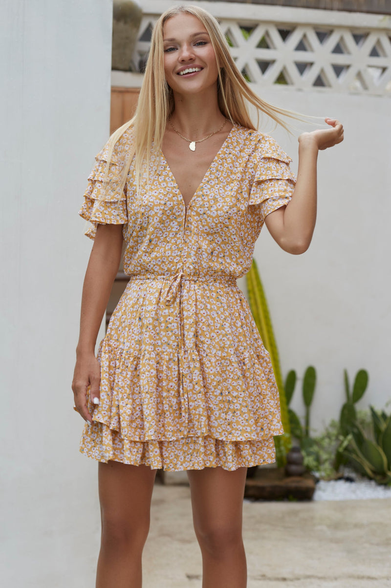 Bonfire Layered Frill Dress (Sale)